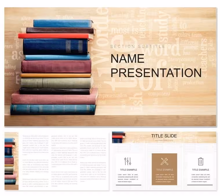 Bookstore Keynote Presentation Template: Turn Pages into Profits