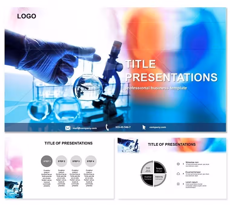 Lab Experiments Keynote Template for Science