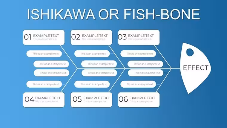 Fishbone Ishikawa Keynote Template - Editable | ImagineLayout