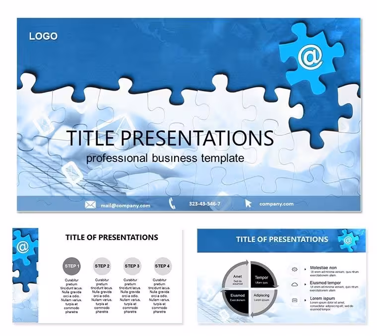 Puzzle Email Keynote Theme: Piece Together Persuasive Presentations