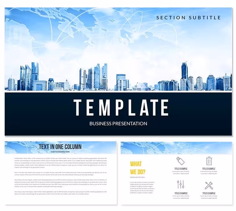 Urban Megapolis Keynote Template for Architects
