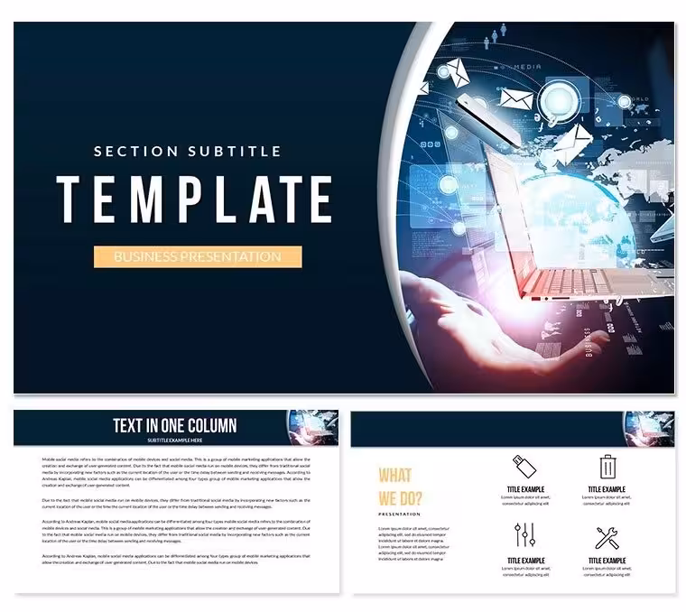 Rational use of computer Keynote templates