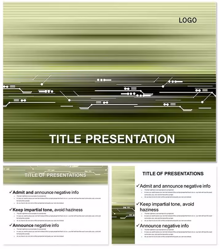 Versatile Green Linear PowerPoint Template