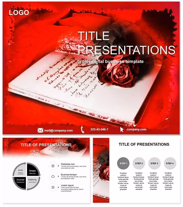 Romantic Greetings PowerPoint Template