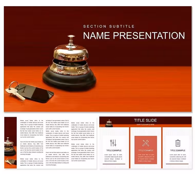 Modern Hotel Search Keynote Template