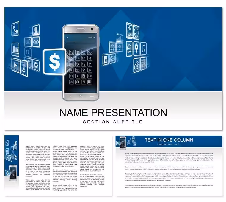 Smartphone Application Developers Keynote Template