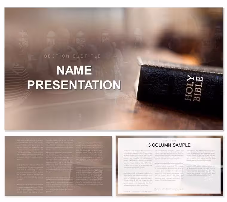 Church Prayer Liturgy Modern Keynote Design