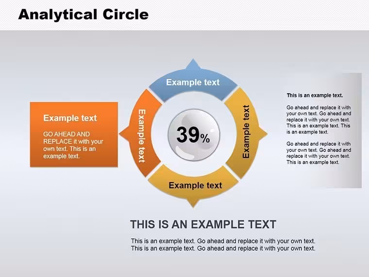 Analytic Circle Keynote Charts Template: Illuminate Data Stories