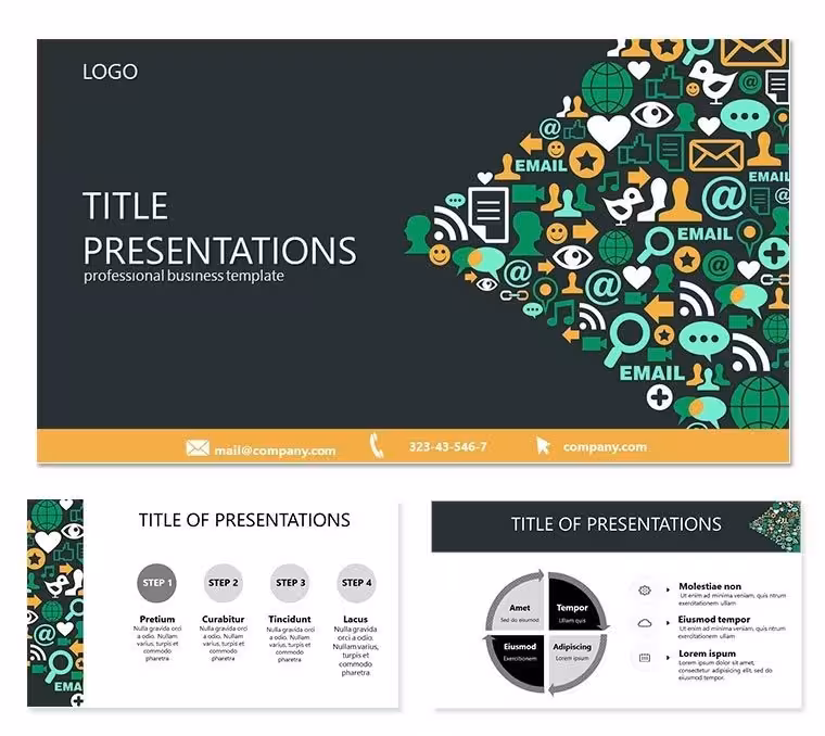 Delivery Messages Keynote template