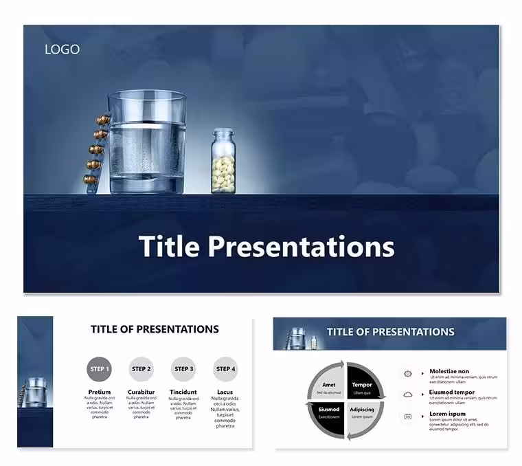 Take Medication Keynote Template: Bridging Pills and Plates