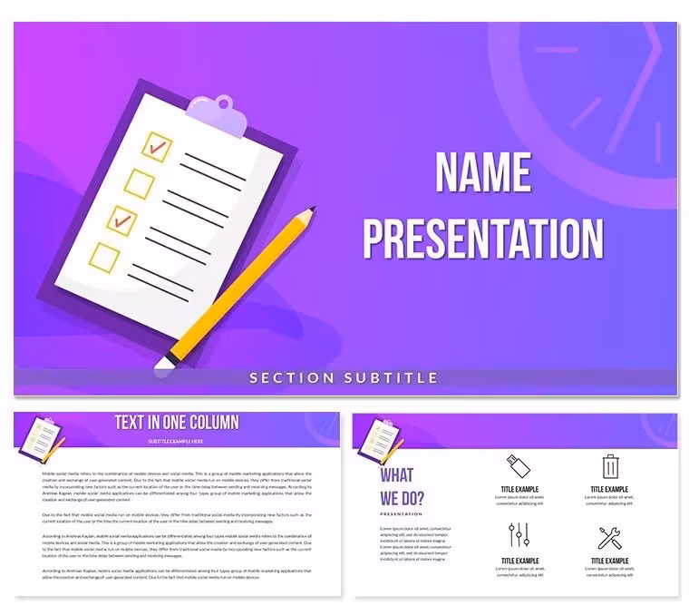 Download Planning Keynote Presentation Template