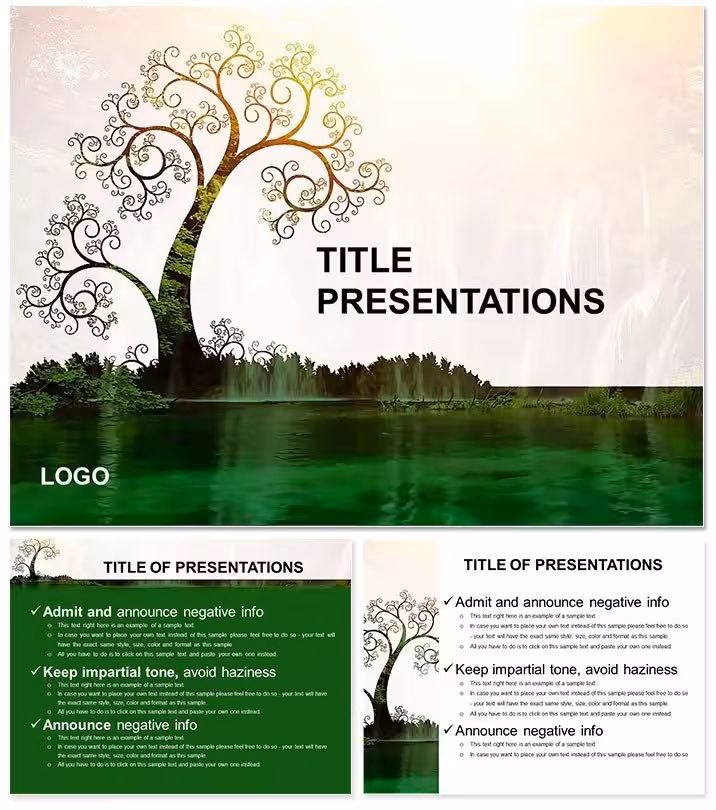 Tree of Life PowerPoint Template: Grow Your Ideas into Visual Masterpieces