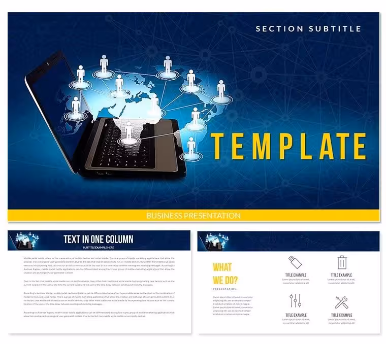 Computer Networking and Telecommunication Keynote templates