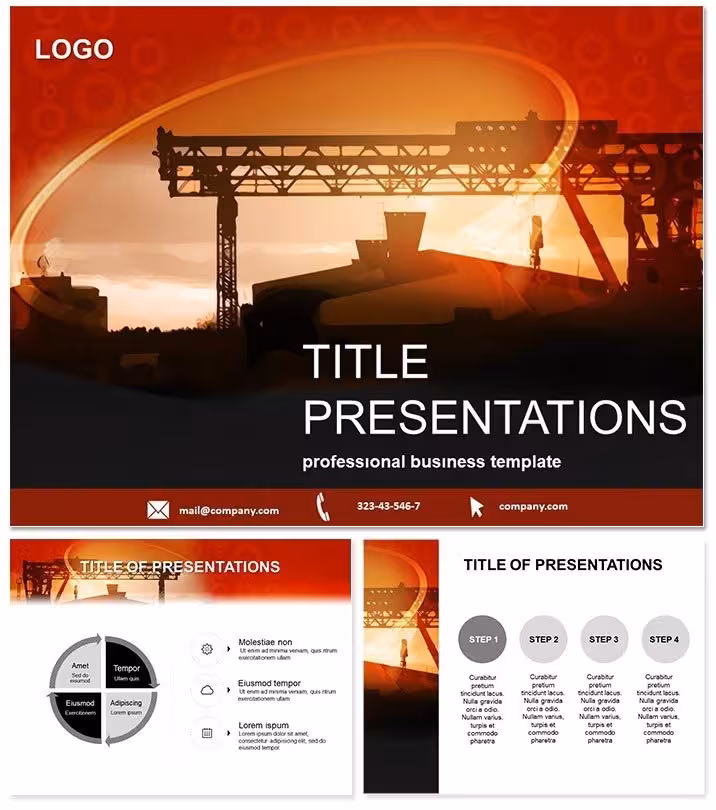 Industrial Warehouse PowerPoint Template