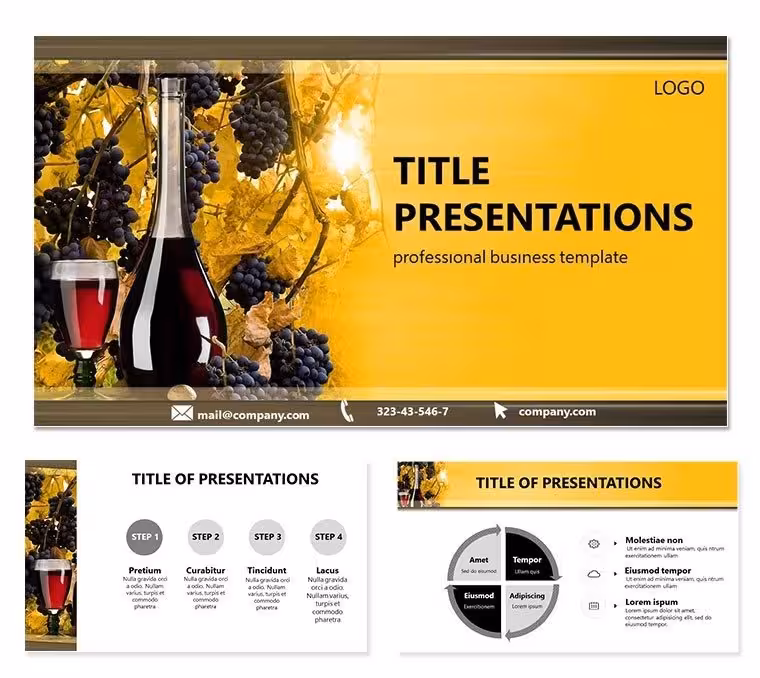 Wine Production Process Keynote Template