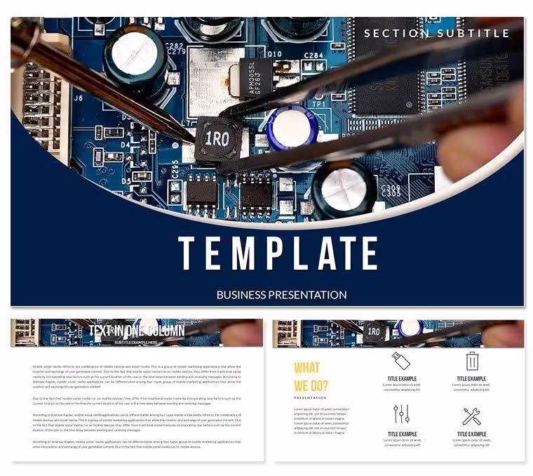 Circuit Board Repair Keynote templates