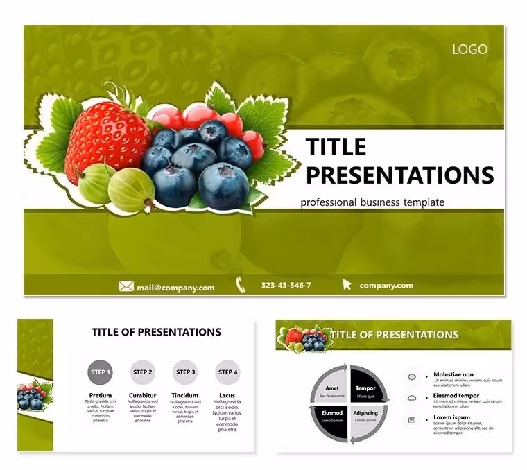 Berry Garden Keynote Template: Cultivate Compelling Ag Narratives