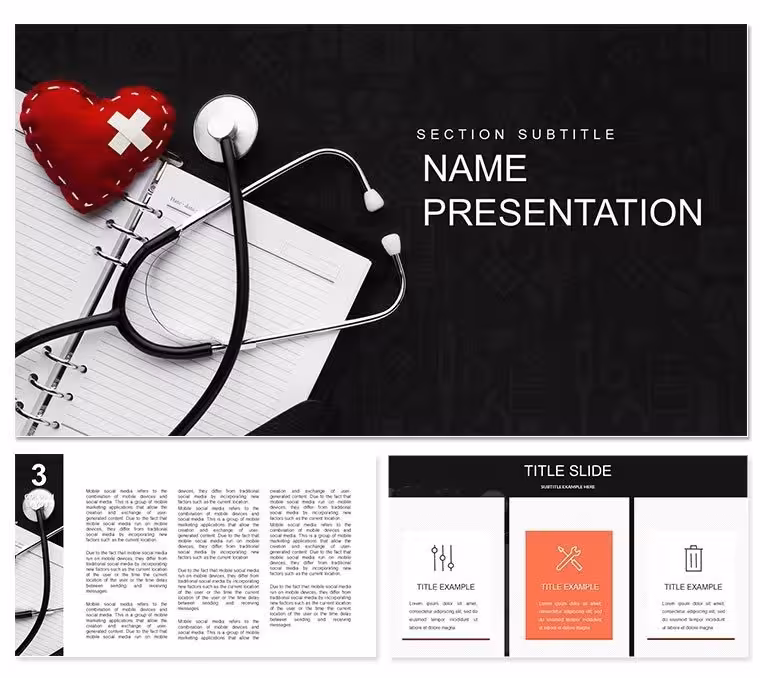 Health and Medical Information Keynote template