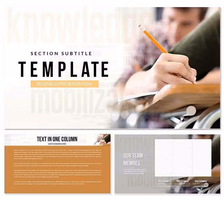 Education Portal Keynote Template