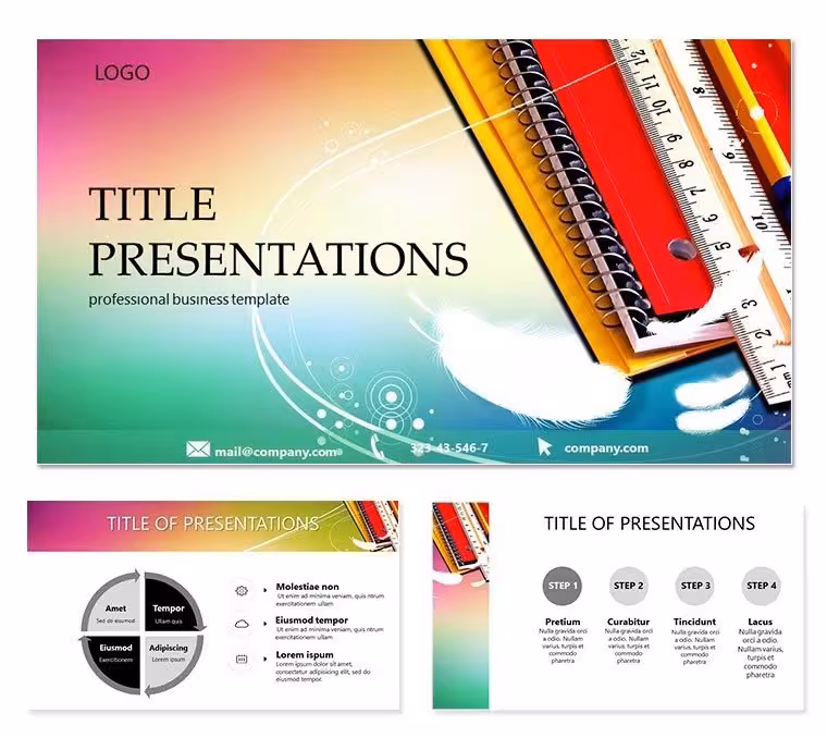 Electronic Textbooks PowerPoint Template: Revolutionize Learning