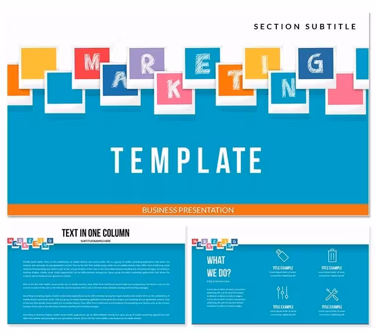 Marketing Keynote templates Presentation