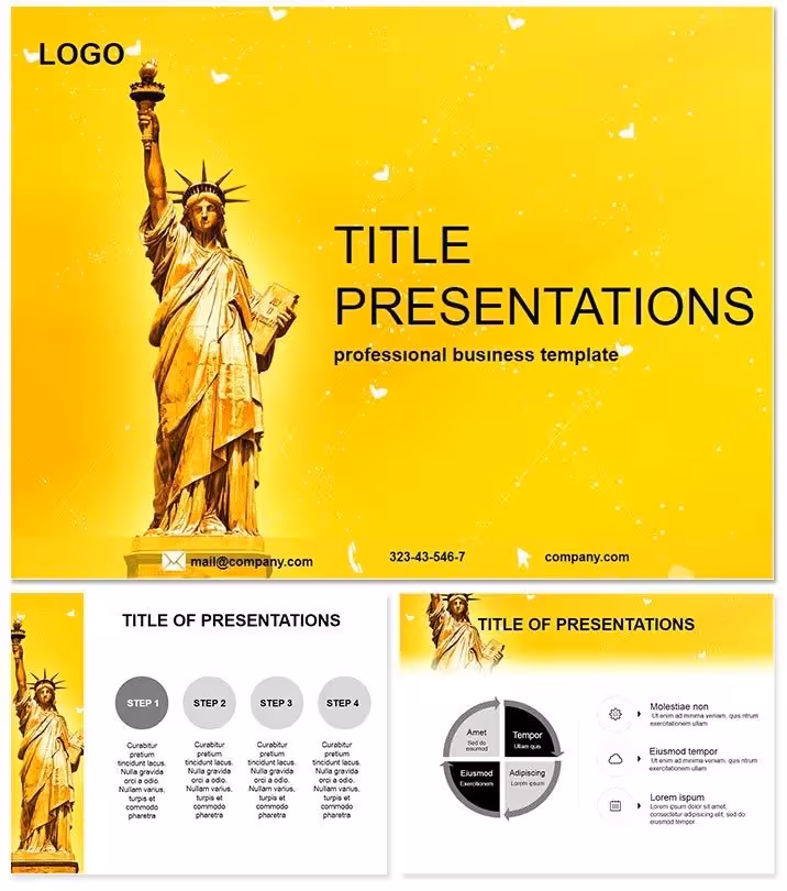 Statue of Liberty Keynote Template