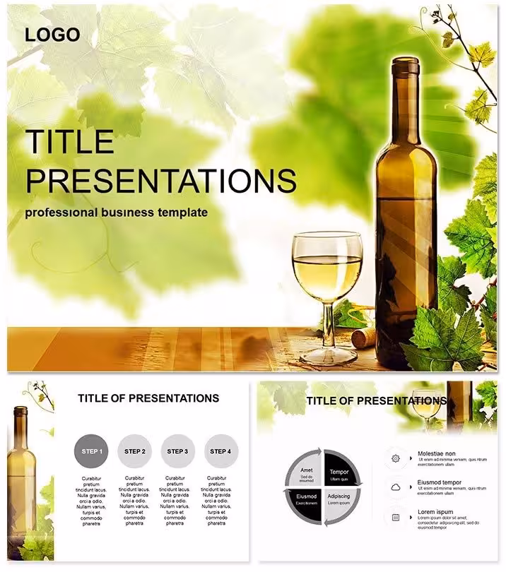 Sophisticated Wine Tasting Keynote Template