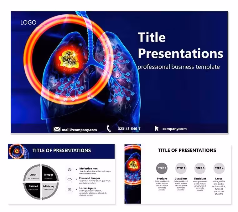 Lung Cancer Awareness PowerPoint Template: Ignite Conversations That Matter