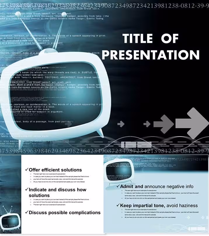 Innovative Digital TV Keynote Template