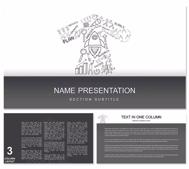 Startup Direction Keynote Presentation Template
