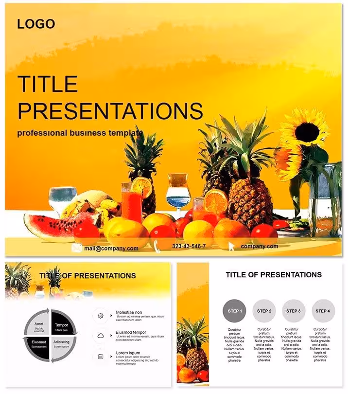 Professional Dietary Guidance PowerPoint Template