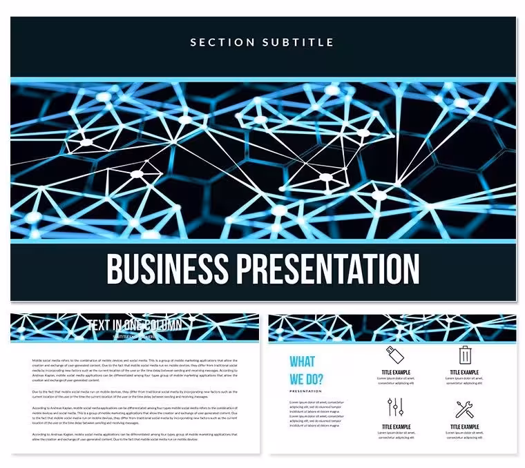 Power Control and Embedded System Keynote Templates