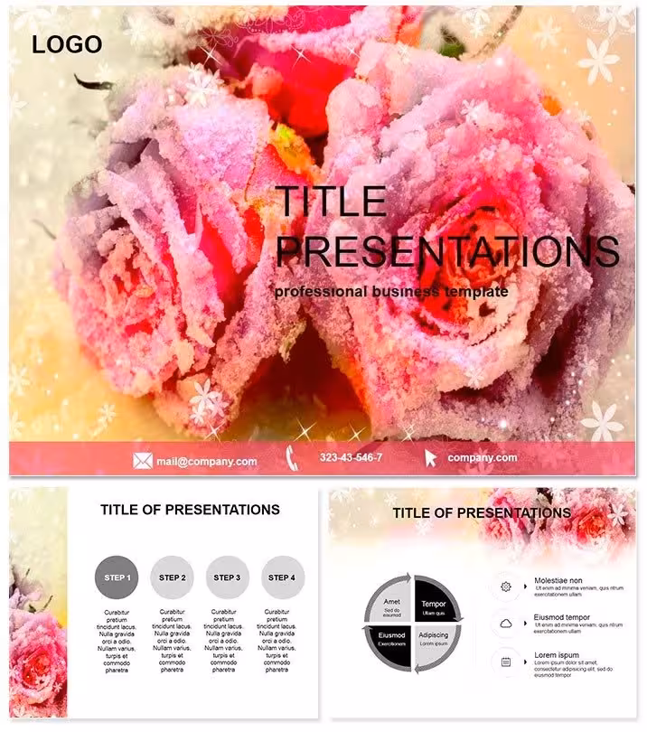 Roses Keynote Template: Cultivate Charm on Your Mac