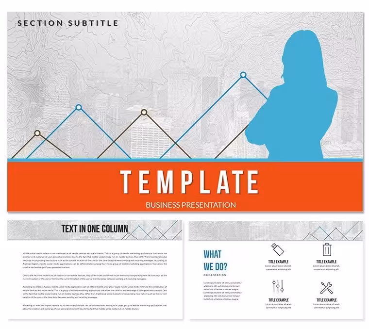 Marketing Plan - Notes Marketer Keynote templates
