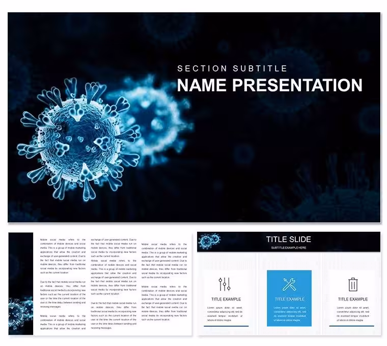 Dangerous Viruses Keynote Template: Unveil the Invisible Threats