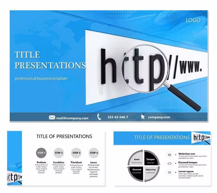 Professional Web Design Keynote Template - Themes Presentation Download