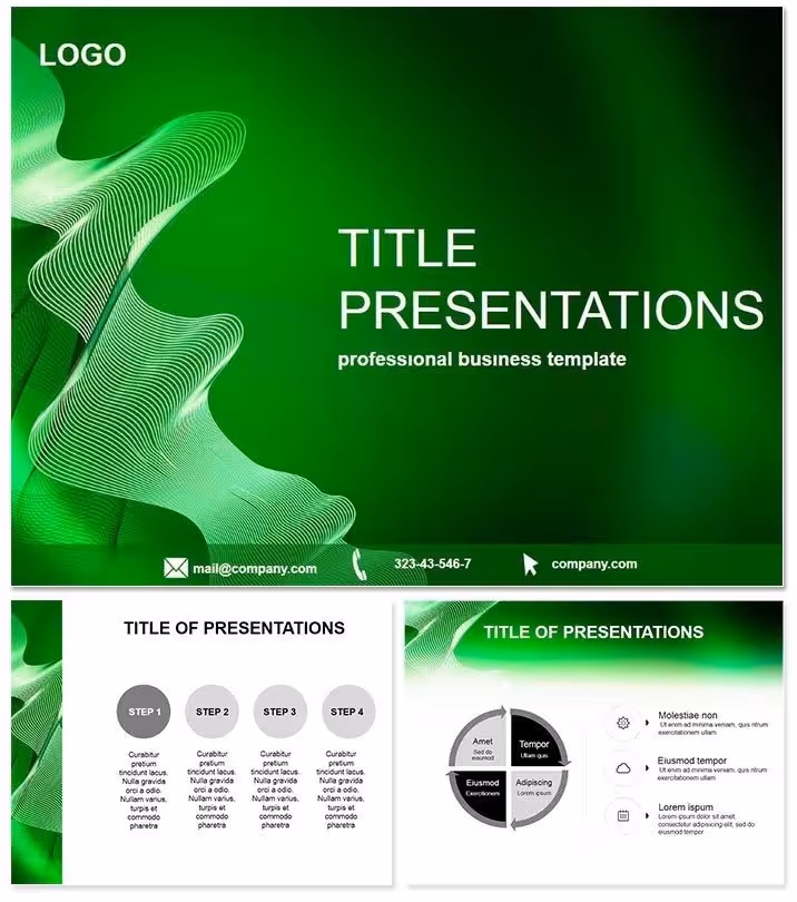 Wave Response Keynote Template: Ride the Tide of Engaging Presentations