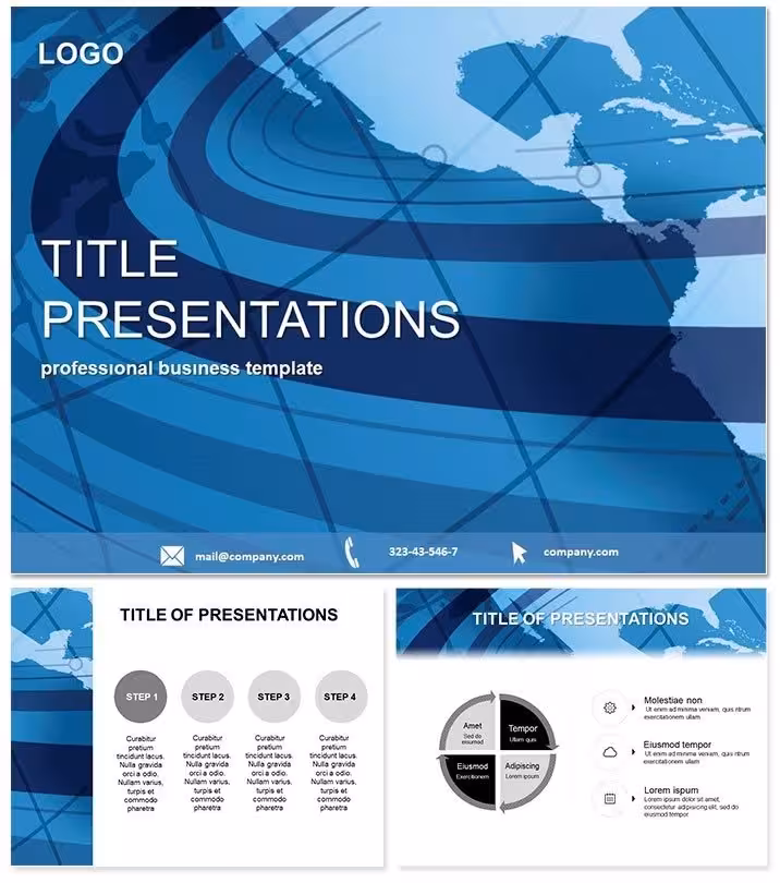 Continent Flow Keynote Template for Globals