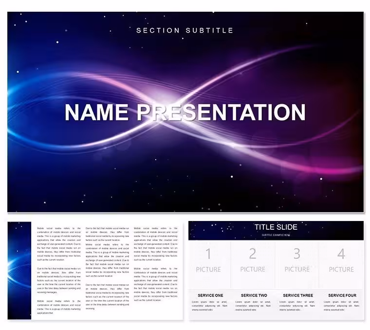 Spiritual Abstractions Keynote Template: Crafting Ethereal Presentations