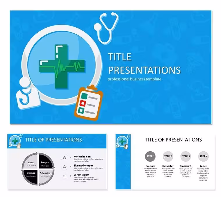 Medical Doctoring PowerPoint Template - Fully Editable | Instant Download | ImagineLayout