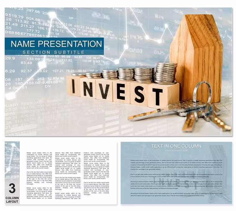 How to Invest Money Keynote Template for Financial Advisors Presentation
