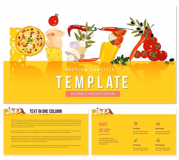 Pizza Keynote Template