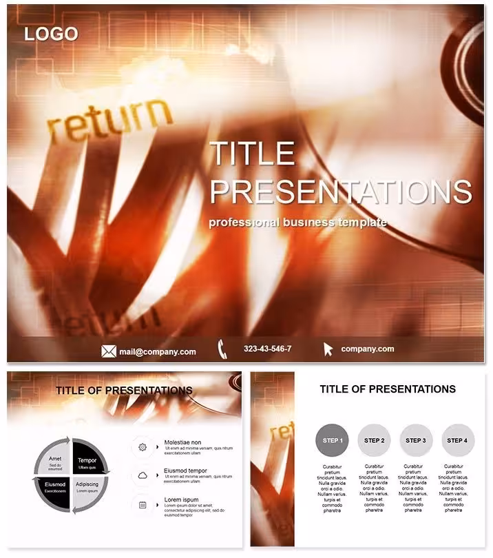 Licensing DVD PowerPoint Template
