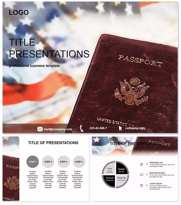 Editable US Embassy Keynote Template