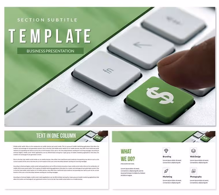 Online Earning Keynote Themes - Template