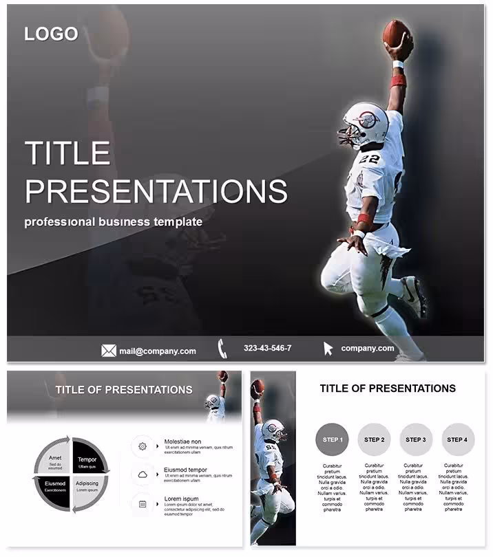 Game of American Football PowerPoint Template