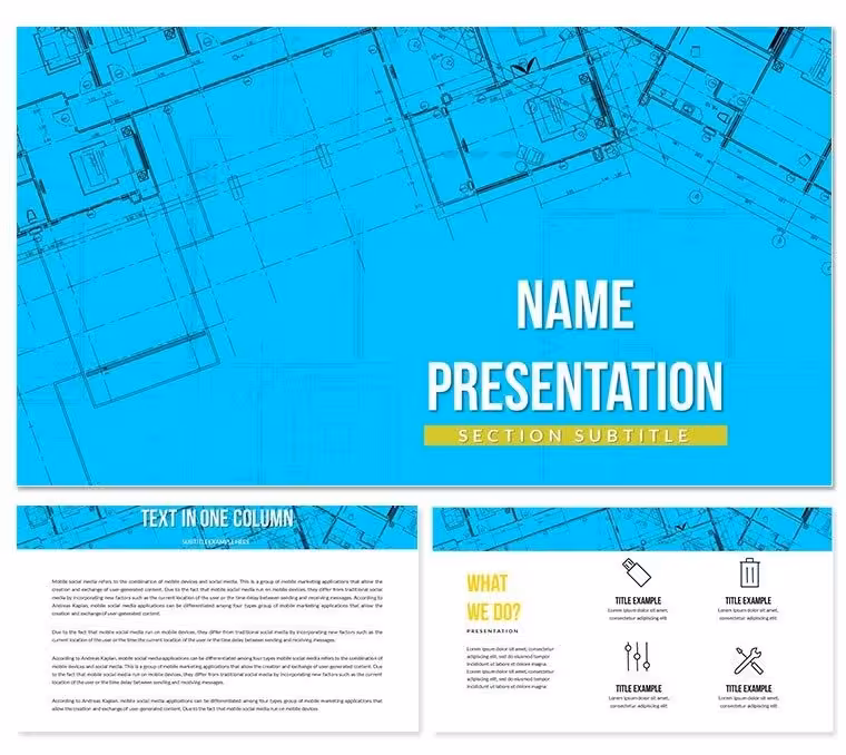 Architecture Building Constructions Keynote template