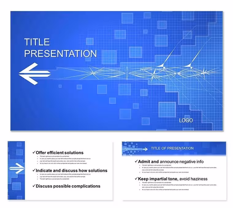 Captivating Flying Arrow Keynote Design