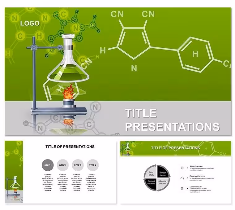 Chemistry Classroom Keynote Template - Fully Editable | Instant Download | ImagineLayout