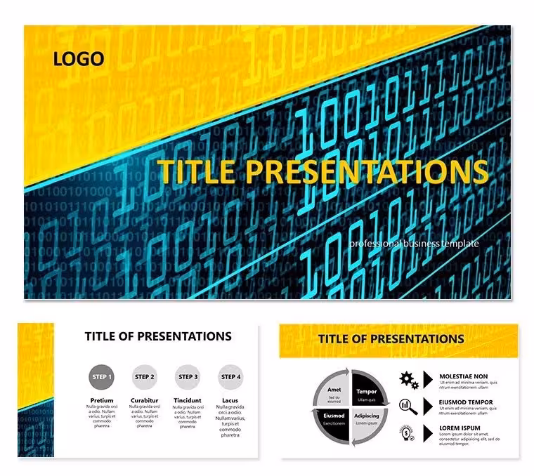 Programming codes Keynote templates